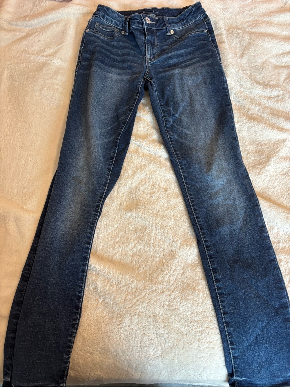Maurices Dark Blue Skinny Jeans